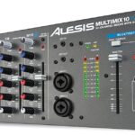 Alesis MultiMix 10 - Mezclador de audio inalámbrico de 10 canales para montaje en rack con Bluetooth, entradas de 4 jack