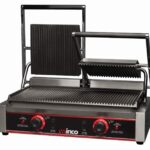 Winco Prensa doble para parrilla Panini de grado comercial