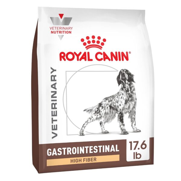 Alimento Seco para Perro Royal Canin Veterinary Diet Gastrointestinal High Fiber Adulto Sabor Pollo Bolsa 17.6 Libras