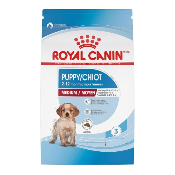 Alimento Seco Royal Canin Cachorros Raza Mediana Sabor Pollo 30 lb