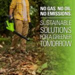 Soplador de Hojas Inalámbrico Greenworks 24212 40V 150 MPH con Batería 4.0 Ah y Cargador