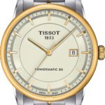 Reloj Tissot Luxury Powermatic 80 T0864072226100 Caja de Acero Inoxidable 316L con Revestimiento PVD Oro Amarillo Diámet