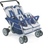 Carriola plegable Angeles infantil, para bebés, SureStop Comercial Bye Bye (para 4 pasajeros)