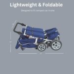 Carriola plegable Angeles infantil, para bebés, SureStop Comercial Bye Bye (para 4 pasajeros)