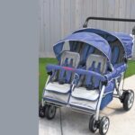 Carriola plegable Angeles infantil, para bebés, SureStop Comercial Bye Bye (para 4 pasajeros)
