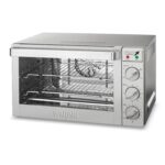 Waring Comercial WCO500X Horno de Convección con Bandeja de Tamaño Medio, 120V, Enchufe de Fase 5-15, Acero