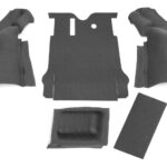 Alfombra de Cama Bedrug BTJK07R2 para Jeep Wrangler JK 2007-2010 2 Puertas Revestimiento de Carga Portón Trasero y Bañer