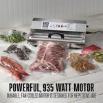 Weston Brands Máquina Selladora al Vacío para Conservación de Alimentos y Sous Vide, Barra Extra Ancha para Sellar Bolsa