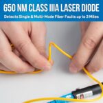 Jonard Tools Localizador visual de fallas VFL-150 con adaptador FC a LC incluido