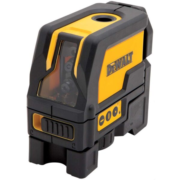 DEWALT Nivel láser de línea cruzada y punto, rojo, 165 pies (DW0822)