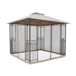 Toldo de Repuesto Garden Winds LCM991BCN-RS Panel de Esquina Curvada para Cenador 11 x 9 Pies Tela RipLock 350 Beige