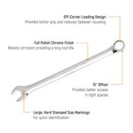 GEARWRENCH Juego de llaves combinadas maestras de 44 piezas, métricas/SAE - 81919