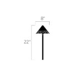 Lámpara de Techo Kichler 15871TZT27 LED Bronce Curtido Texturizado 22 Pulgadas