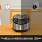 TIGER JAX-T10U-K - Olla Arrocera y Calentador Micom de 5.5 Tazas (Sin Cocinar) con Tecnología de Bandeja de Cocción al V