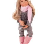 Muñeca Gotz Happy Kidz Emily 1466023 de vinilo multiarticulada 19.5 pulgadas cabello rubio para lavar y peinar