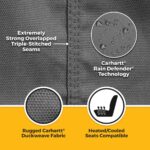 Funda para Asiento Covercraft Carhartt SeatSaver SSC7337CAGY Segunda Fila Ford F-250 F-350 Super Duty Tejido de Pato Col
