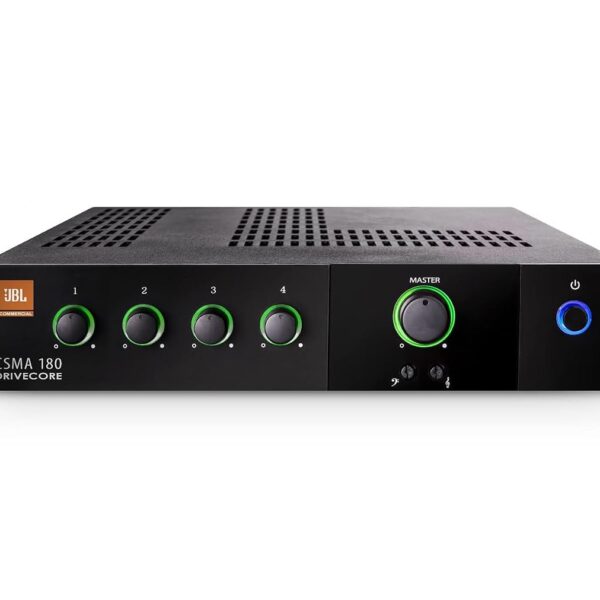 JBL Professional CSMA180 Serie Comercial Mezclador/Amplificador de Audio Eléctrico de 80 Watts