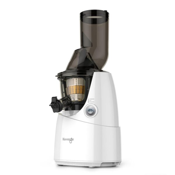 Kuvings Extractor de jugos lento completo blanco B6000W con fabricador de sorbetes, juego de herramientas de limpieza, t