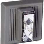 Edwards EST 869STRC-N5 860-Series - Estroboscópico de bocina, montaje empotrado, 120 V, gris