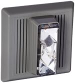 Edwards EST 869STRC-N5 860-Series - Estroboscópico de bocina, montaje empotrado, 120 V, gris