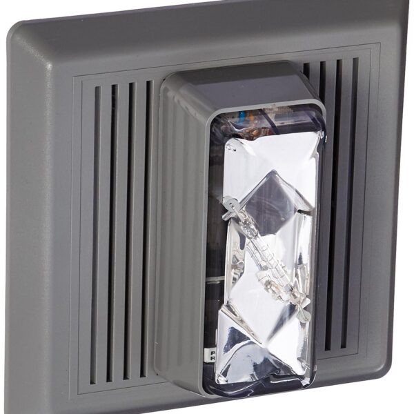 Edwards EST 869STRC-N5 860-Series - Estroboscópico de bocina, montaje empotrado, 120 V, gris