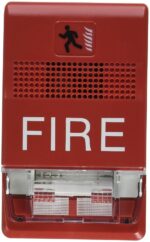 Edwards - Carillón de señalización estroboscópico, fuego marcado, rojo EG1RF-CVM - 1 cada uno