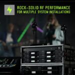 Shure Transmisor de mano GLXD2+/SM58 con cápsula de micrófono vocal SM58, para uso con sistemas de micrófono inalámbrico