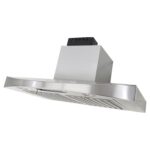 KOBE RA3836SQB-5 Deluxe - Campana extractora para debajo del gabinete, 3 velocidades, 700 CFM, luces LED, filtros deflec