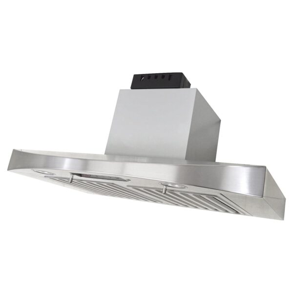 KOBE RA3836SQB-5 Deluxe - Campana extractora para debajo del gabinete, 3 velocidades, 700 CFM, luces LED, filtros deflec