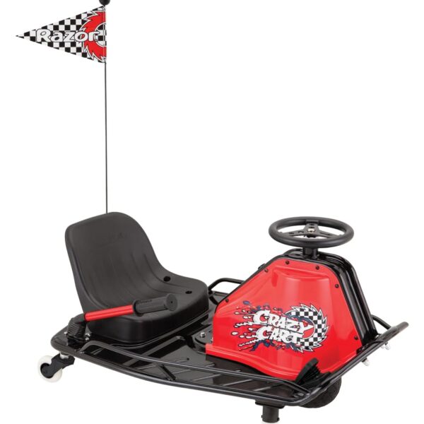 Go Kart Eléctrico Razor Crazy Cart Sport 25143497 Aluminio Batería 24V 12 mph