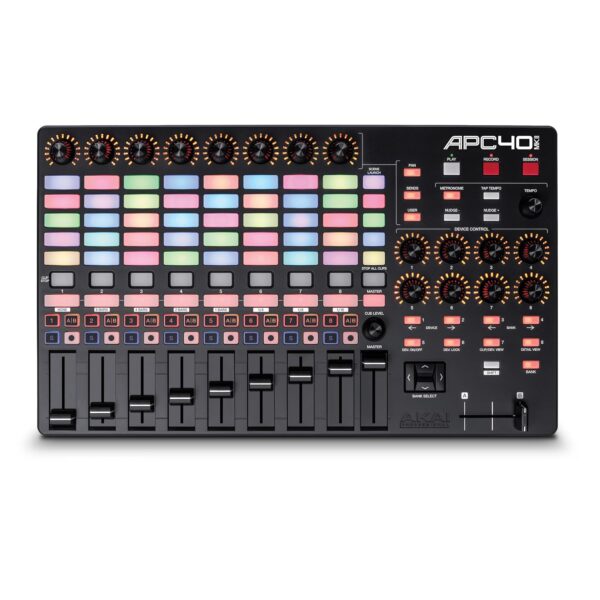 Consola de sonido Akai Professional APC Mini | Regulador digital Ableton Live con descarga de Ableton Live Lite (consola