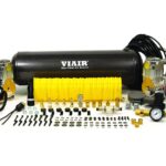 Sistema de Aire a Bordo Viair 20013 Dual 380C Tanque 2.5 Galones 200 PSI Negro