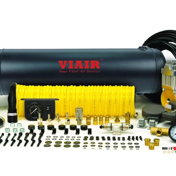 Sistema de Aire a Bordo VIAIR 20017 Dual 450C 12 Voltios 2.5 Galones Plateado