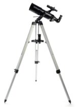 Celestron - Telescopio PowerSeeker 80AZS - Telescopio manual Alt-Azimuth para principiantes - Compacto y portátil - Paqu