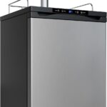EdgeStar KC3000SS Kegerator de tamaño completo con pantalla digital - negro y acero inoxidable