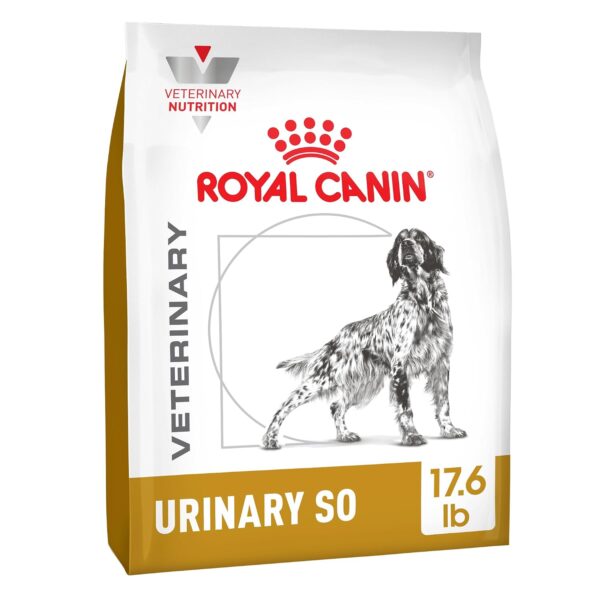 Alimento Seco Royal Canin Veterinary Diet Canine Urinary SO para Perros Adultos Bolsa 17.6 Libras