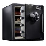 SentrySafe Caja de seguridad contra incendios, caja de seguridad extra grande con clave, 1,23 pies cúbicos, SFW123CU