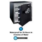 SentrySafe Caja de seguridad contra incendios, caja de seguridad extra grande con clave, 1,23 pies cúbicos, SFW123CU