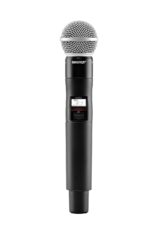 Shure Transmisor de mano QLXD2/SM58 con cápsula de micrófono vocal SM58 - para uso con sistemas de micrófono inalámbrico