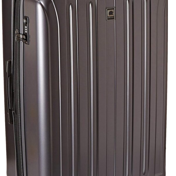 Maleta DELSEY PARIS Equipaje Expandible Cubierta Dura 29 Pulgadas Grafito Ruedas Giratorias de Titanio