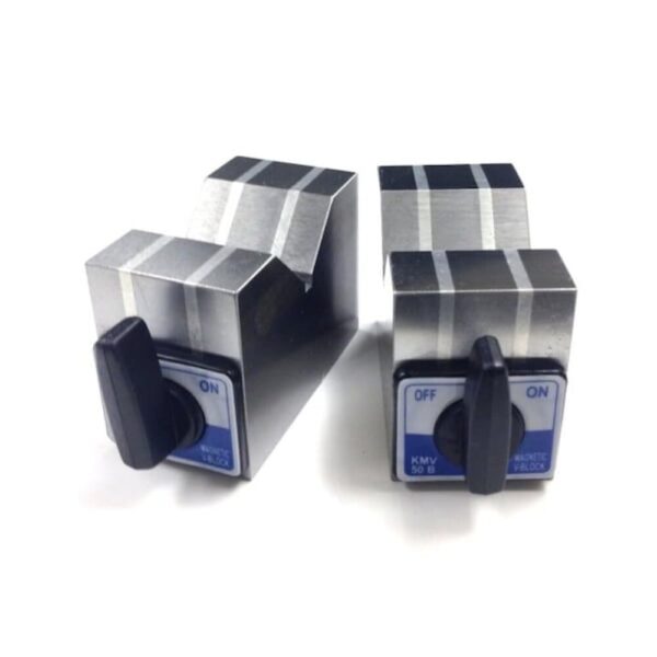 HHIP 3402-0890 Juego de bloques en V magnéticos de aluminio fundido, 2 "x 2-1/2" x 2-3/4"