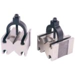 Vertex 3402-0964 - Bloques en V de 2-1/2 x 1 3/4 x 2 3/4 con ranuras superiores y abrazaderas