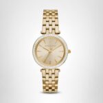 Reloj Michael Kors Darci MK3365 Acero Inoxidable Tono Dorado Cristal Mineral Caja 40 milímetros