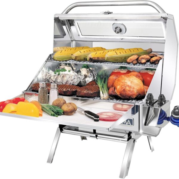 Parrilla de Gas Magma Products Catalina 2 Infrarrojo Portátil Acero Inoxidable 12x18 pulgadas A10-1218-2GS