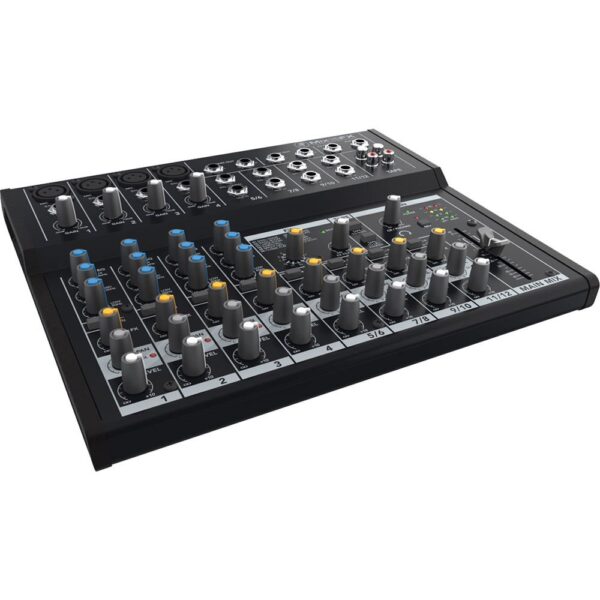 Mackie Mix Series Mix12FX Mezclador compacto de 12 canales con efectos, color negro