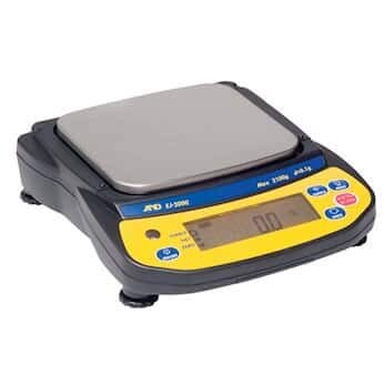 A&D Weighing EJ-2000 Newton Balanza portátil, 74.08 oz x 0.00 oz; 115V