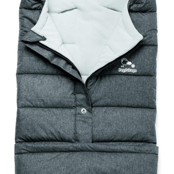 Peg Perego Vario Cochecito Pie Muff - Gris