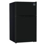 Igloo – Puerta nevera y congelador 2 pies de altura 3.2 Cubc, Negro