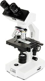 Celestron Celestron Labs - Microscopio compuesto de cabeza binocular - Aumento de 40-2000x - Etapa mecánica ajustable -