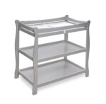 Mesa Cambiador de Bebé Badger Basket 22366 Estilo Trineo Gris 37.5 x 19 x 37.5 pulgadas